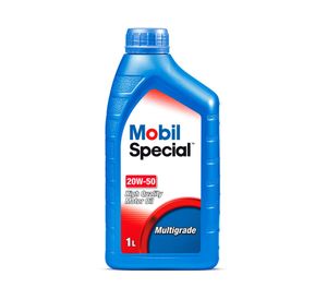 Lubricante aceite motor 1 litro 20W50 multigrade Mobil special