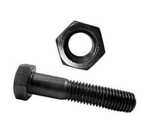 Perno hexagonal con tuerca 5/16x6'' pavonado 20 unidades Mamut