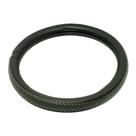 Cubre volante trenzado negro Carpoint