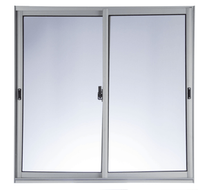 Ventana Aluminio 80x79,3 cm corredera curva mate