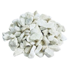 Piedra decorativa 10 kg granito blanco Piedra Noble