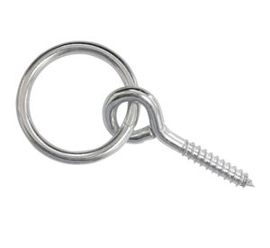 Cancamo cerrado 3/8 x 3 1/2” con argolla 3” Imporper