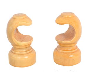 Soporte 28 mm techo miel 2 unidades Cotidiana