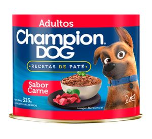 Alimento húmedo perro 315 gr carne Champion Dog