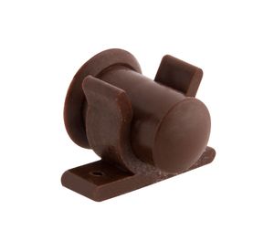 Fija puerta clip color café Dvp