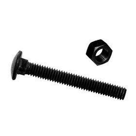 Perno coche 1/4'' x 4'' con tuerca blister 4 unidades Imporper