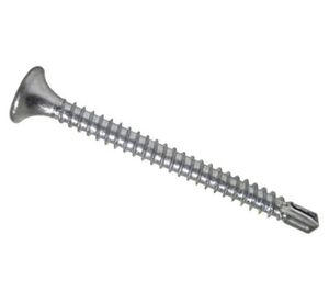 Tornillo volcanita punta broca zincado 6 x 1 5/8 100 unidades Imporper