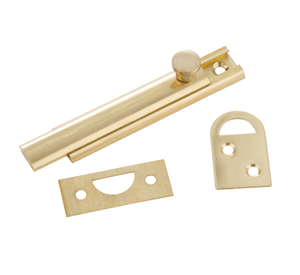 Picaporte media caña 75 mm puerta bronceado Lioi