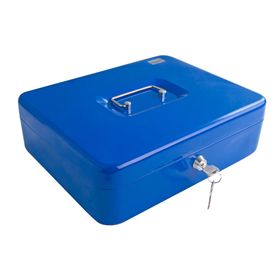 Caja de seguridad portátil 90x300x240 cm M-300 azul Bash