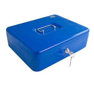 Caja de seguridad portátil 90x300x240 cm M-300 azul Bash
