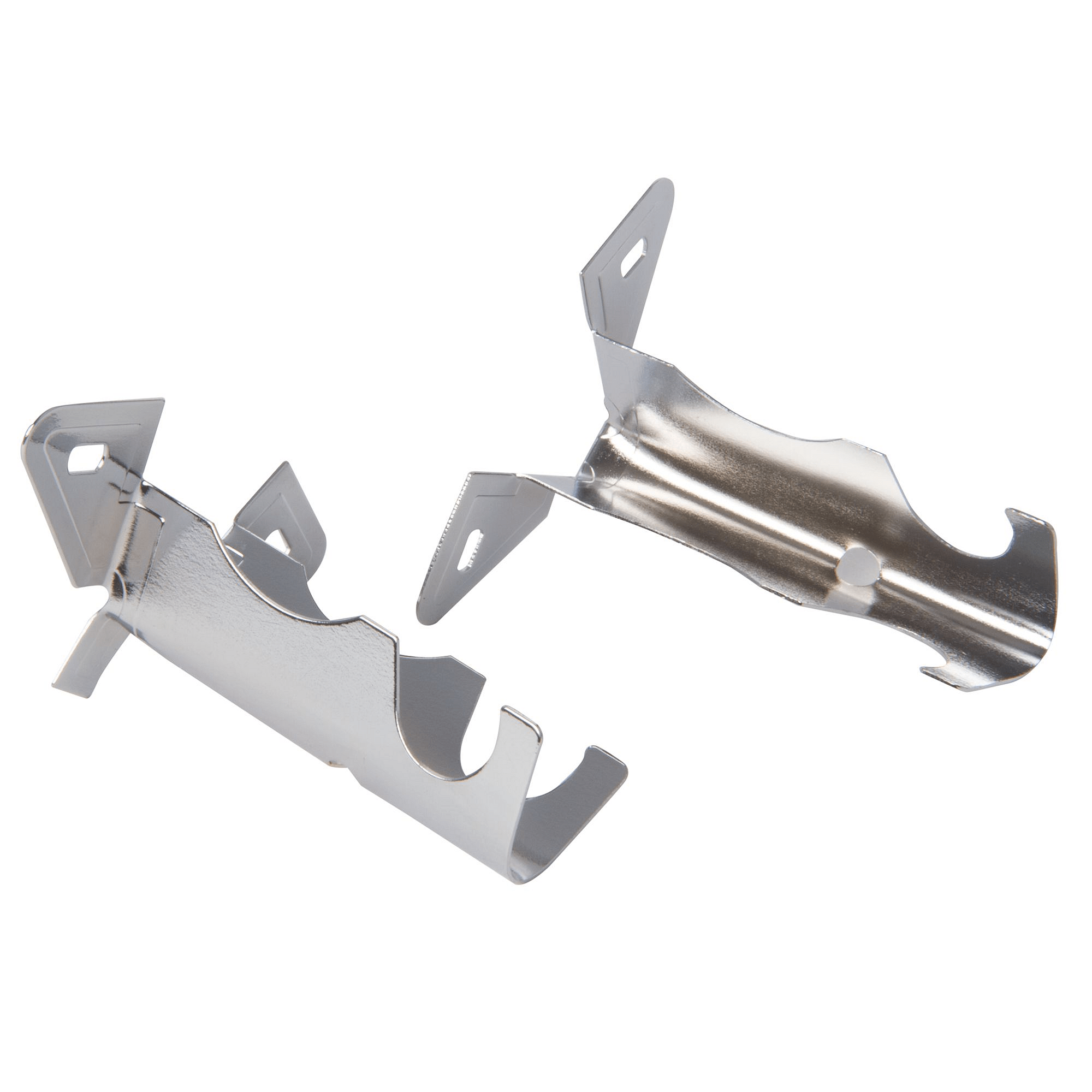 Soporte Riel Cortina 16mm Simple Cromado Metalhsa