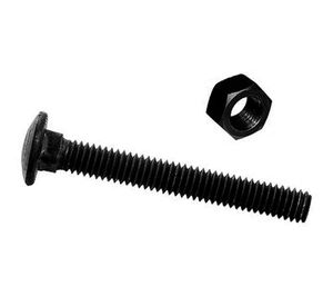 Perno coche 1/4'' x 3 1/2'' con tuerca blister 4 unidades Imporper