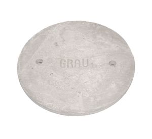 Tapa hormigón para cámara de alcantarillado 60 cm grau