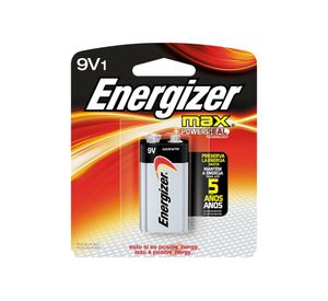 Batería alcalina 9V Max Energizer