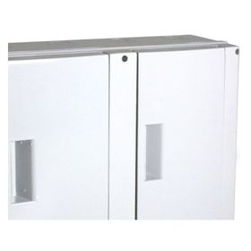 Tablero modulares plástico 24 modulos sobreponer tapa blanca Saime