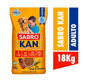 Alimento perro 18 kg carne Sabrokan