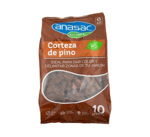 Decoración para jardín Corteza pino 10 lt