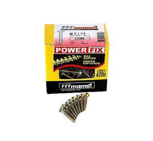 Tornillo madera zi aglomerado. 4 x 30 Mamut