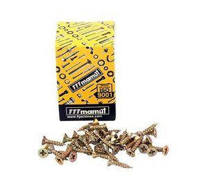 Tornillo madera aglomerada 3,5x16 mm 144 unidades Mamut