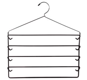 Colgador falda y pantalón plastificado Cotidiana