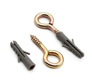 Cáncamo cerrado #3 + tarugo nylon 8 bt 4 Imporper