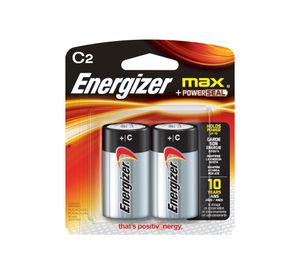 Pila alcalina Max C 2 unidades Energizer