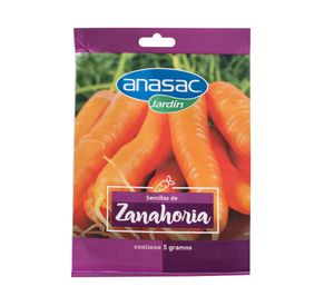 Semillas zanahoria 5 gr Anasac