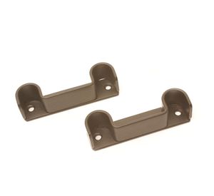 Soporte 3/4'' x 3/4'' muro a muro negro Darkness