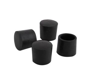 Regatón 7/8'' color negro Goma Hogar