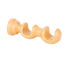 Soporte 28 mm doble miel Cotidiana