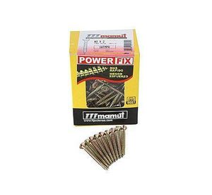 Tornillo madera zi aglomerado. 4.5 x 50 Mamut