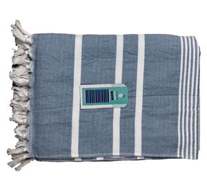 Toalla playa Flecos azul 90x170 cm