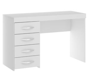 Escritorio 4 cajones Tek blanco