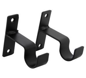 Soporte 1'' simple muro negro 2 unidades Darkness