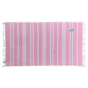 Toalla playa Flecos coral 90x170 cm