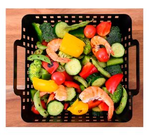 Grill profundo antiadherente con asas