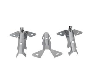 Soporte simple cromado 3 unidades Metalhsa