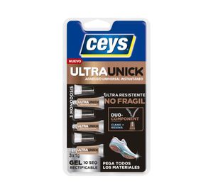 Adhesivo instantáneo Ultraunick gel monodosis 3x1 g
