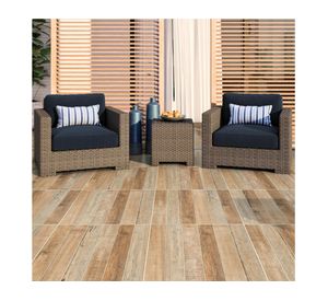 Cerámica 61x61 cm Unique café mate 2.23 m2