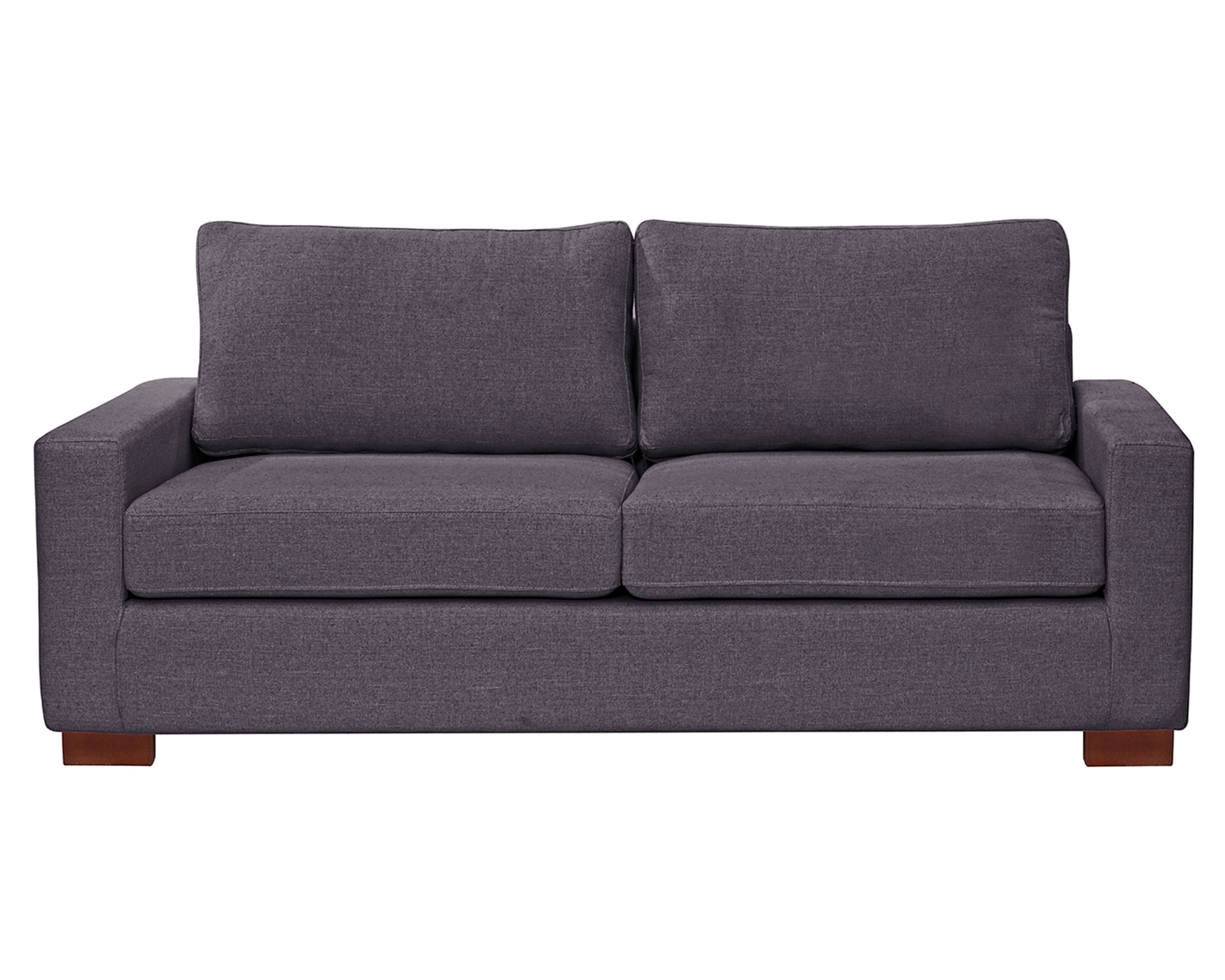 Latam Home Sofá lino 3 cuerpos Livorno gris oscuro