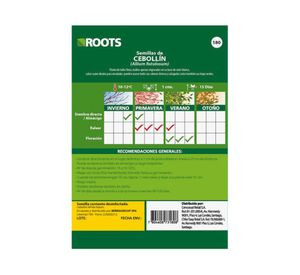 Semilla de verdura Cebollin 2 g Roots