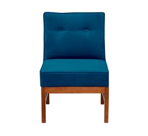 Sitial velvet 1 cuerpo Colonia azul