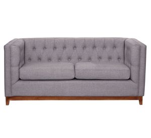 Sofá 2 cuerpos Roma gris