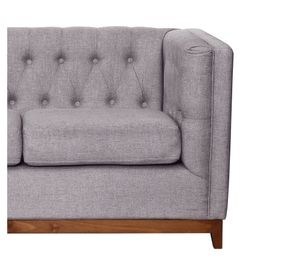 Sofá 2 cuerpos Roma gris