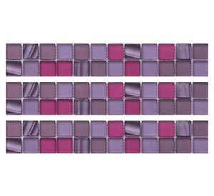 Listel vidrio 5x30 cm Violet