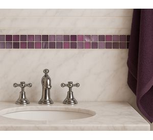 Listel vidrio 5x30 cm Violet