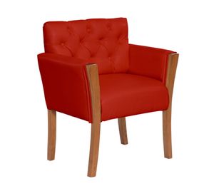 Sitial PU 1 cuerpo Kiel rojo