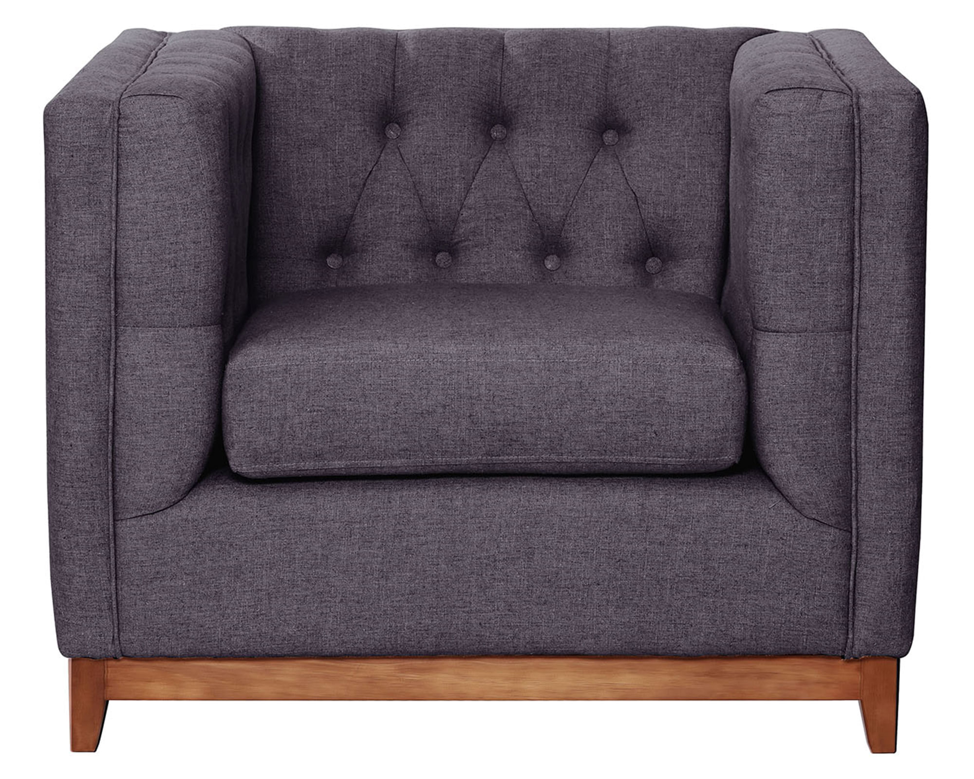 Latam Home Sofá 1 cuerpo Roma gris
