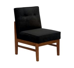 Sitial velvet 1 cuerpo Colonia negro