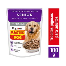 Alimento húmedo perro senior 100 gr carne